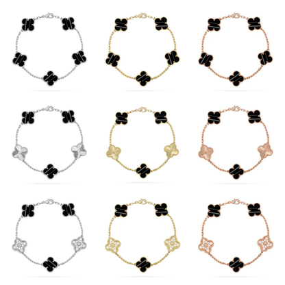 [⭐Hesperis Jewelry] CLOVER 5 MOTIF PULSAR STONE BRACELET COLLECTION