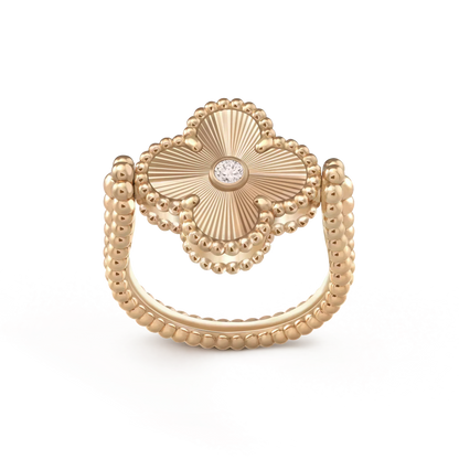 [⭐Hesperis Jewelry]CLOVER RIVERSIBLE ROSE GOLD RING
