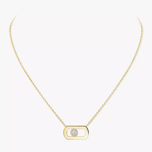 [⭐Hesperis Jewelry]So Move Diamond Necklace in Gold
