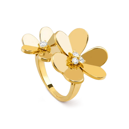 [⭐Hesperis Jewelry]CLOVER COMOS GOLD DIAMOND RING