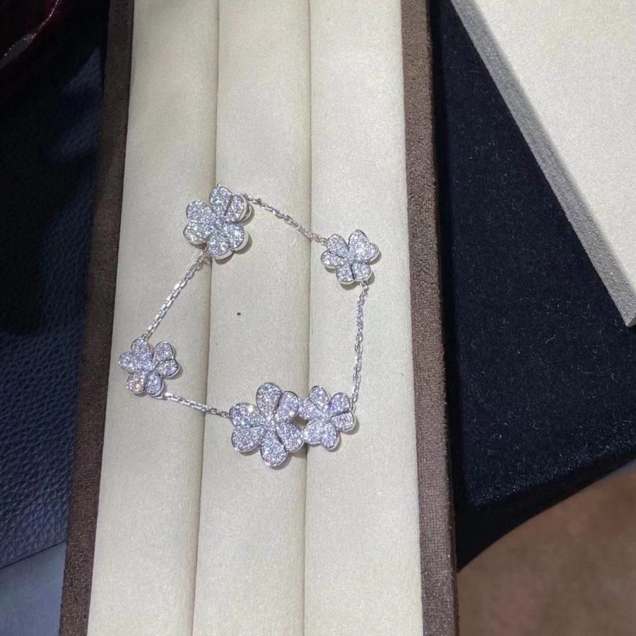 [⭐Hesperis Jewelry]FRIVOLE SILVER 5 FLOWERS BRACELET